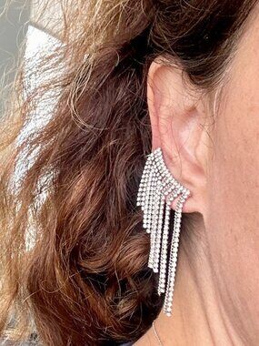 MNG | One side diamond earring
